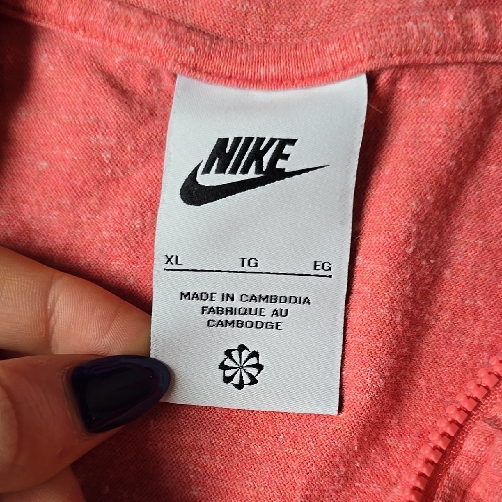 Nike Coral Zip-Up Hoodie - Picture 3 of 3